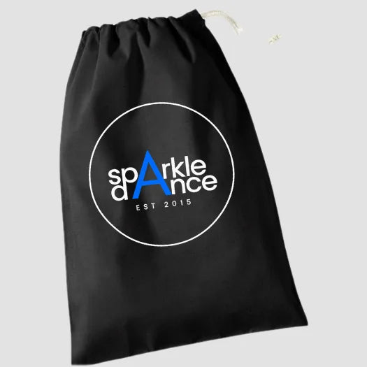 Sparkle Dance Studios Blue Small Shoe Bag