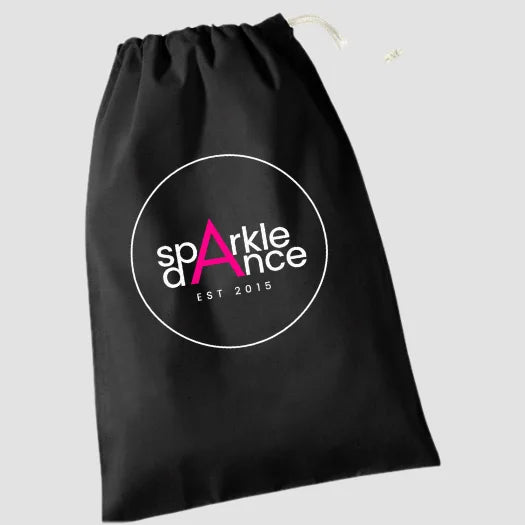 Sparkle Dance Studios Pink Small Shoe Bag