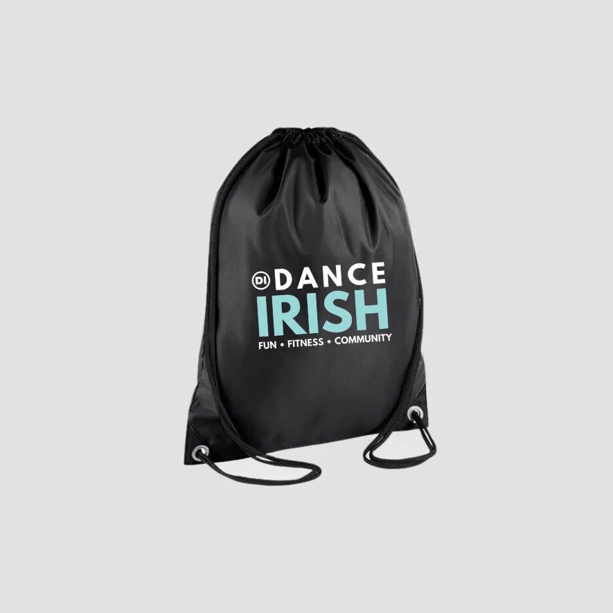 Dance Irish Blue Drawstring Bag