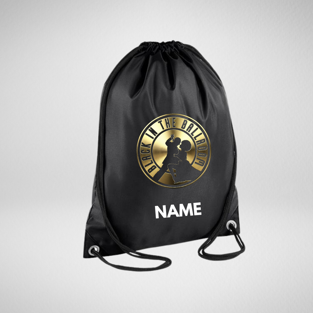 Black in The Ballroom CIC Drawstring Bag