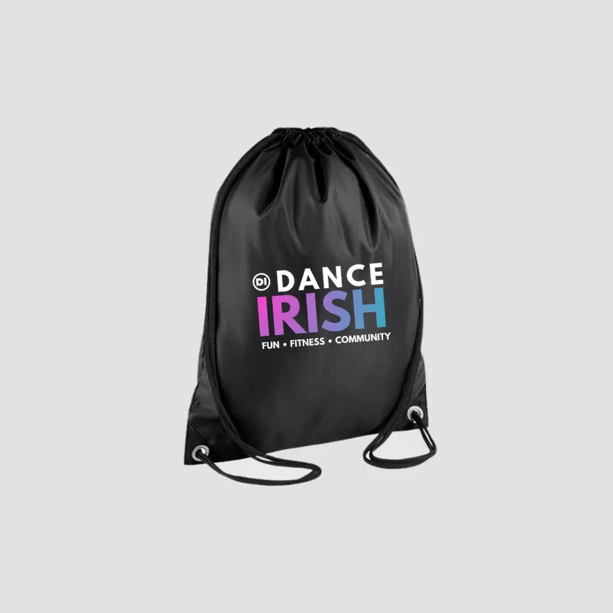 Dance Irish Pink Drawstring Bag