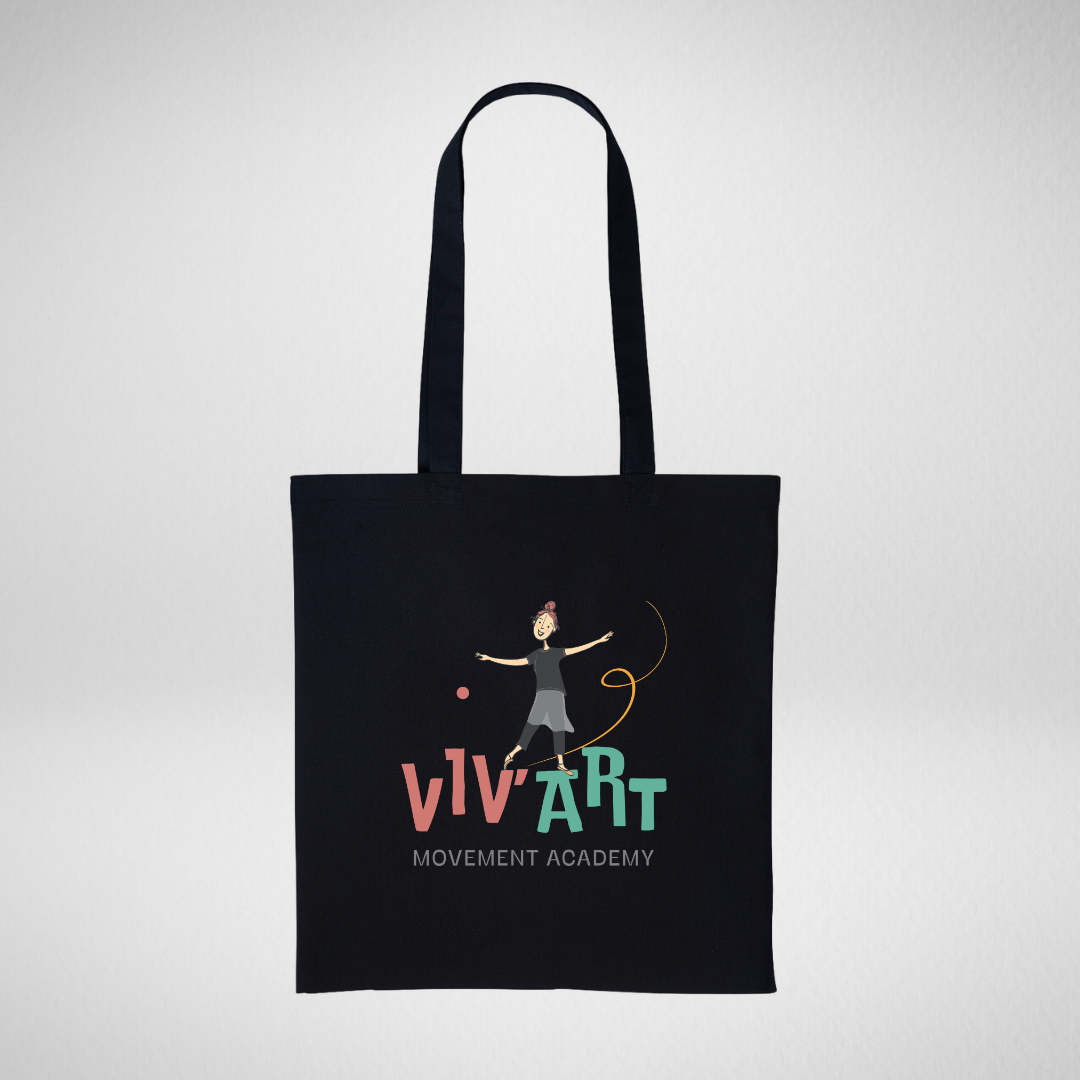 Viv’Art Movement Academy Black Tote Bag