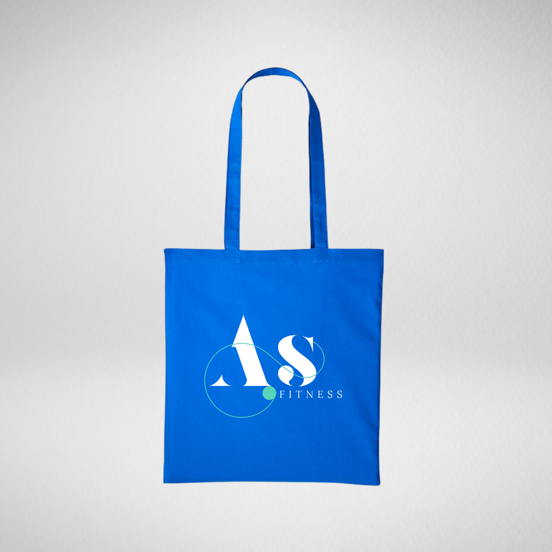 AS Fitness Blue Tote Bag