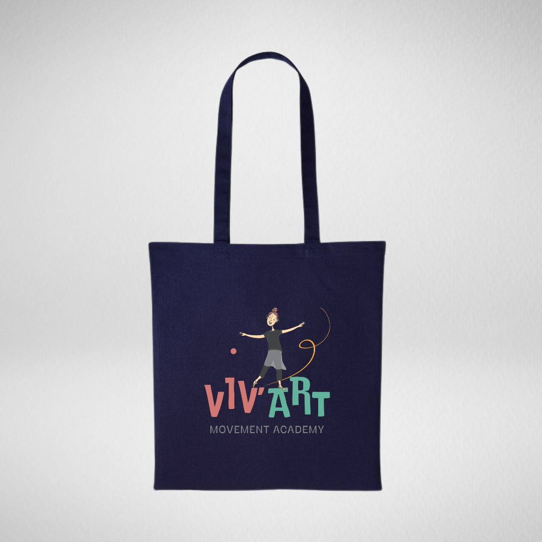 Viv’Art Movement Academy Navy Tote Bag