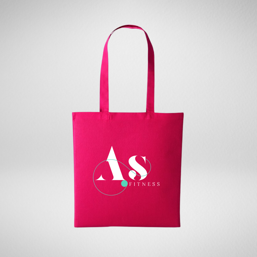 AS Fitness Pink Tote Bag