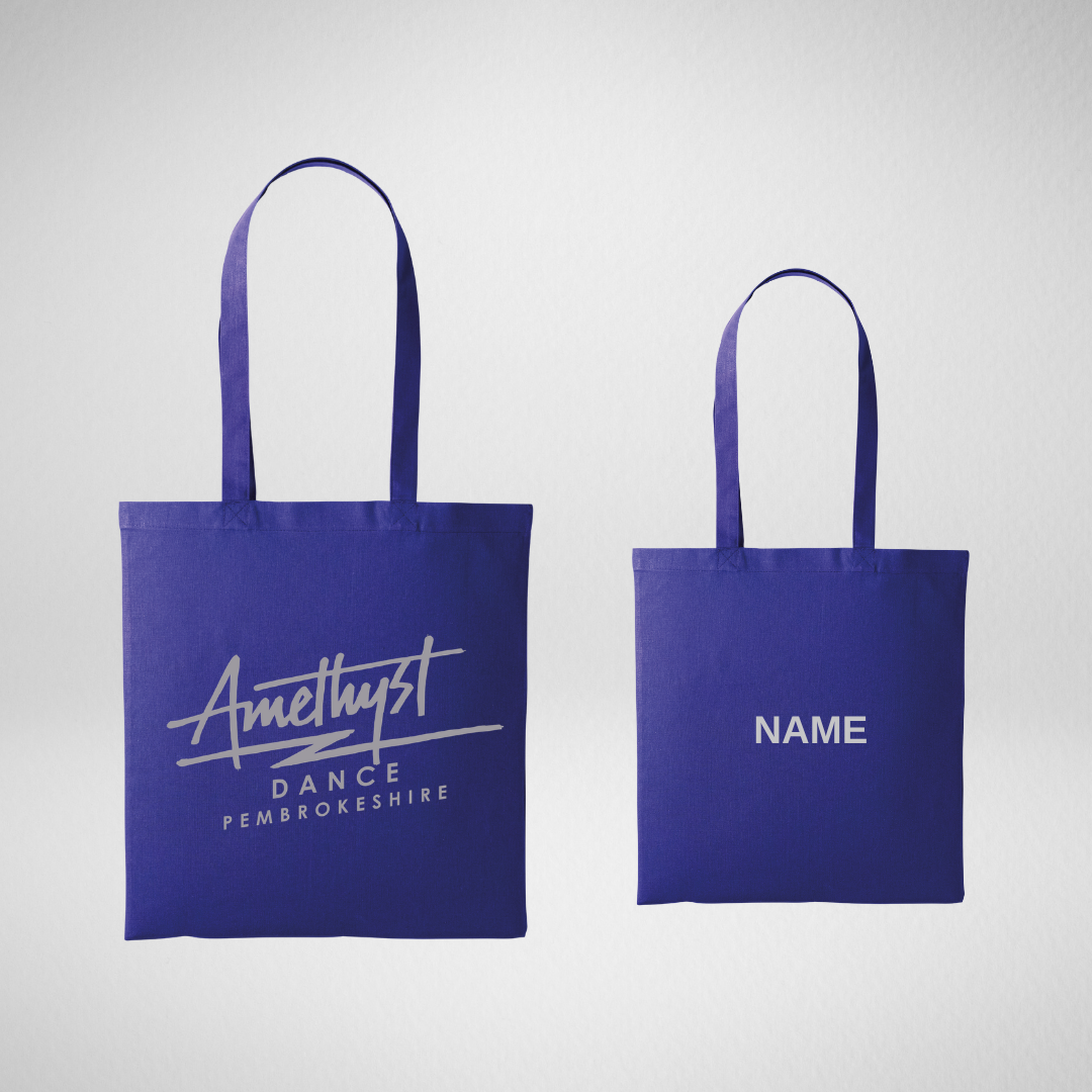 Amethyst Dance Pembrokeshire Purple Tote Bag