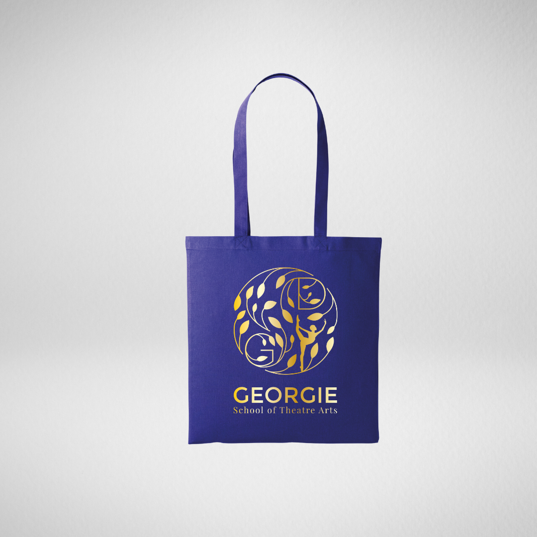 Georgie School of Theatre Arts Purple Tote Bag