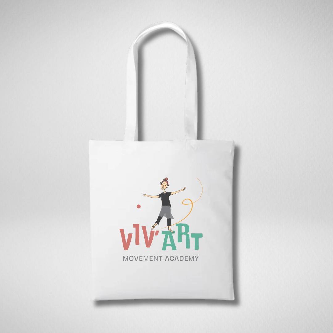 Viv’Art Movement Academy White Tote Bag