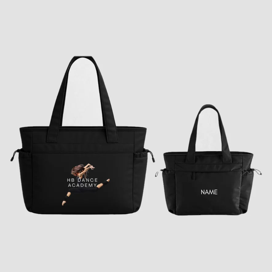 HB Dance Academy Black Oversized Studio Tote Bag