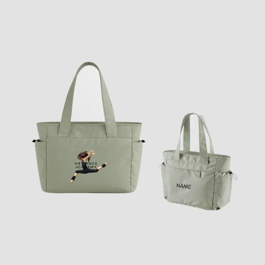 HB Dance Academy Green Oversized Studio Tote Bag