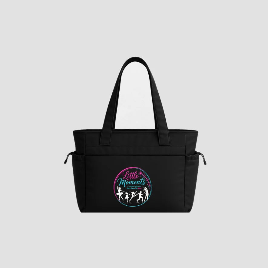 Little Moments Pink Black Oversized Studio Tote Bag