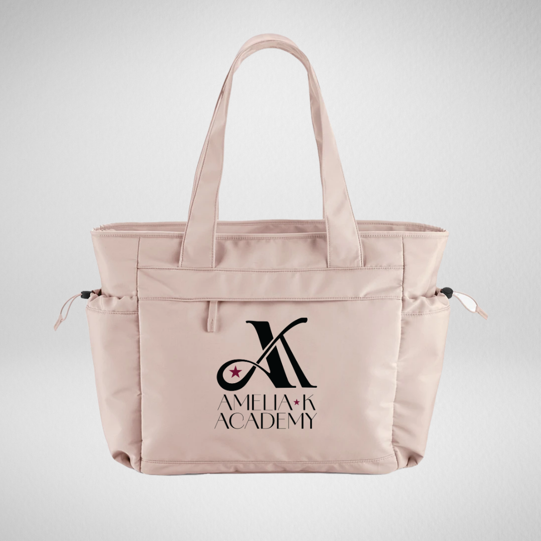 Amelia K Academy Pink Oversized Studio Tote Bag