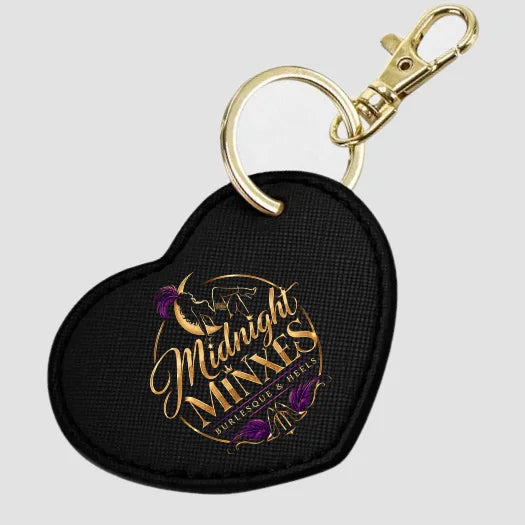 Midnight Minxes Burlesque and Heels Heart KeyClip