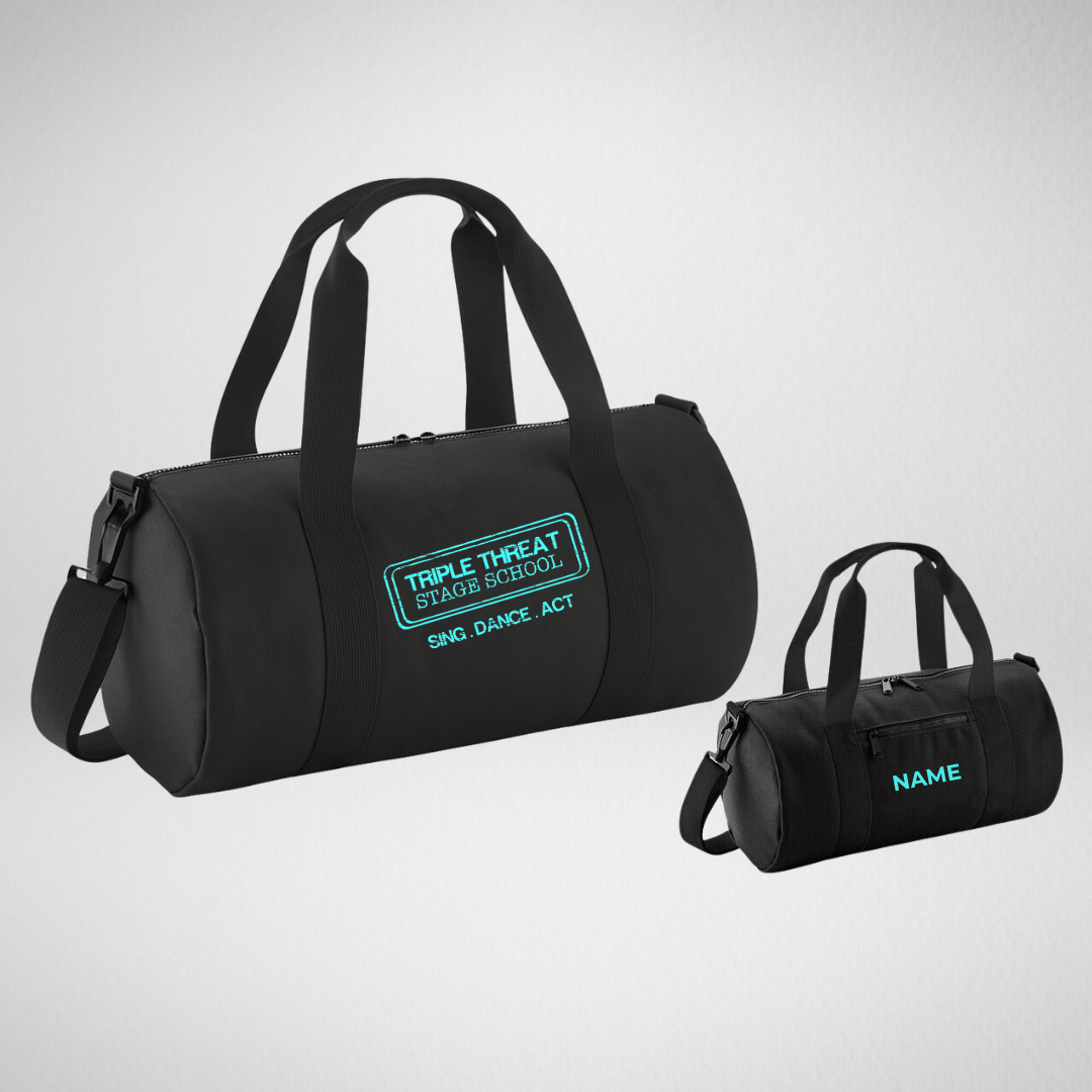 Triple Threat Stage School Barrel Bag