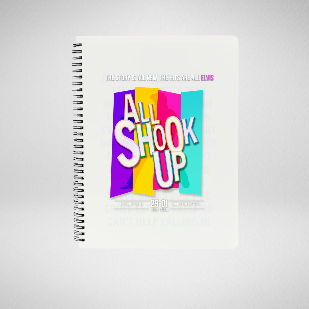Together for Theatre All Shook Up A4 Notepad