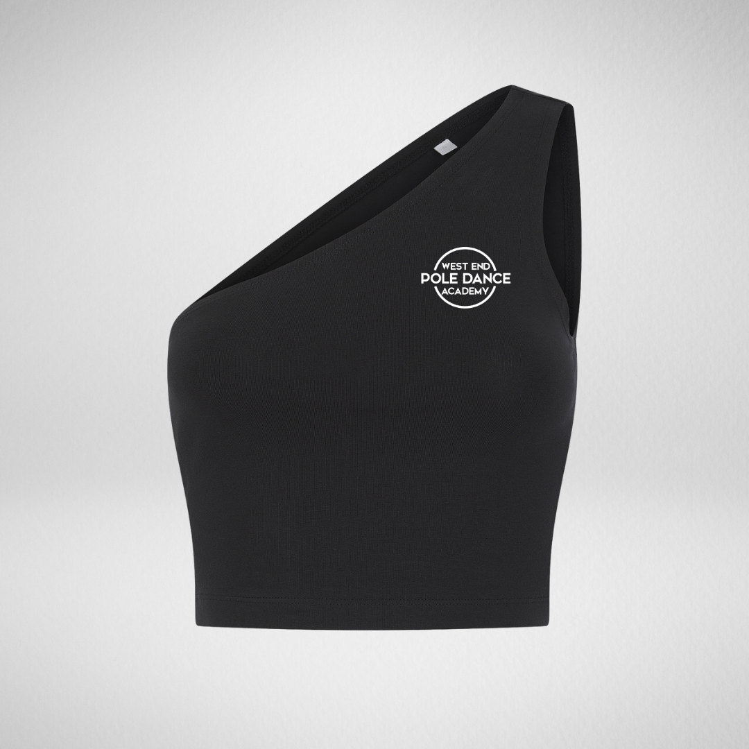 West End Pole Dance Academy One Shoulder Crop Top