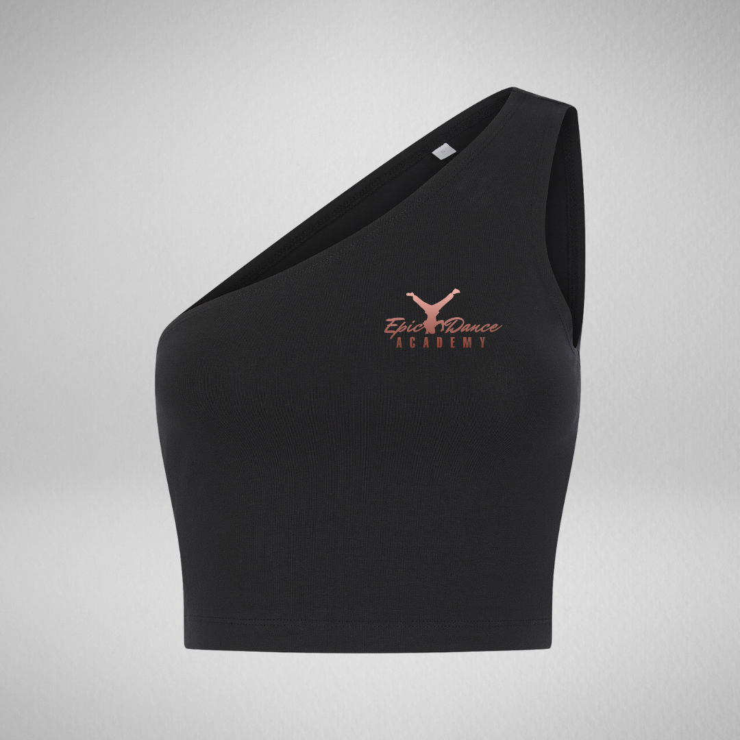 Epic Dance Academy One Shoulder Crop Top