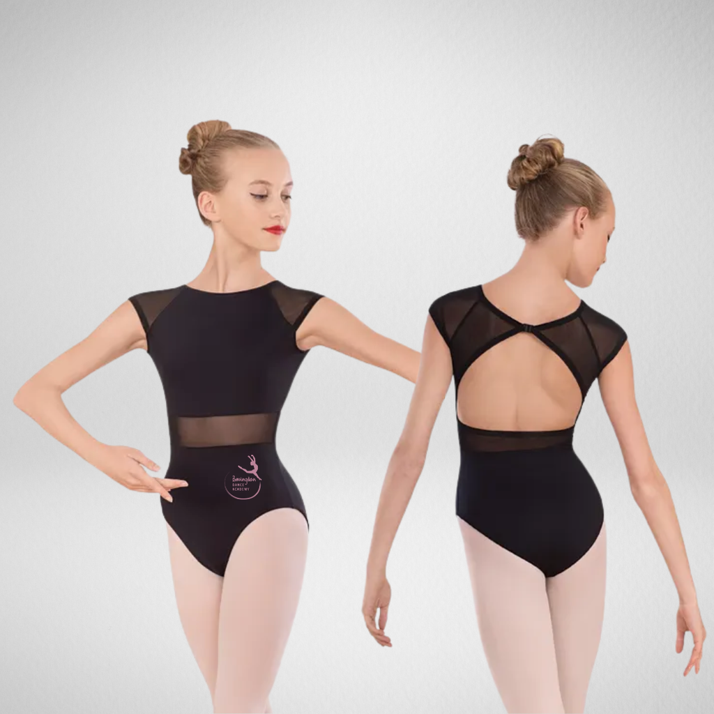 Bovingdon Dance Academy Open Back Mesh Panel Leotard
