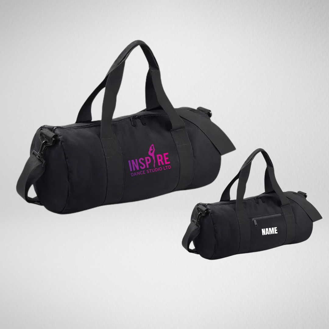 Inspire Dance Studio Barrel Bag