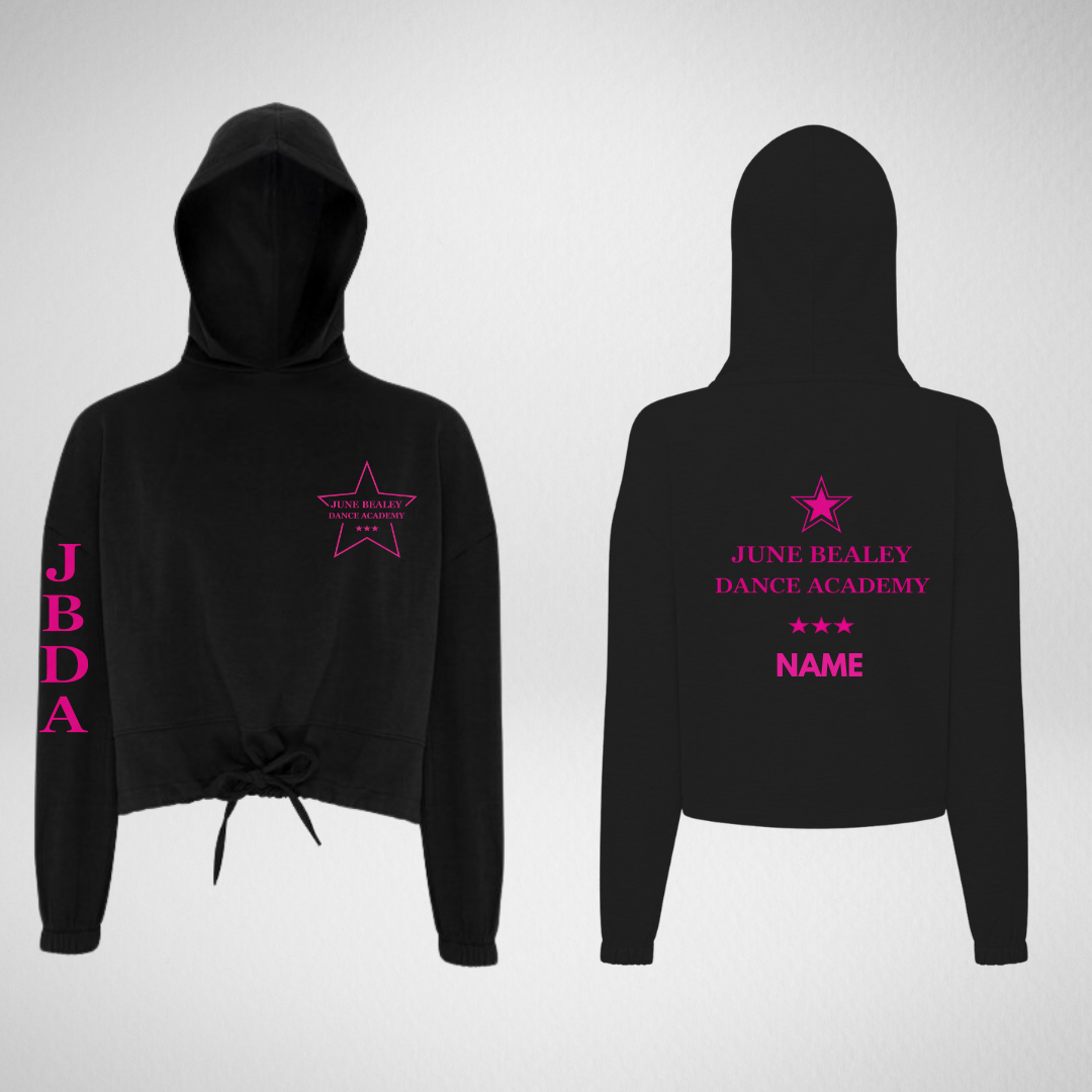 June Bealey Dance Academy Oversized Cropped Hoodie
