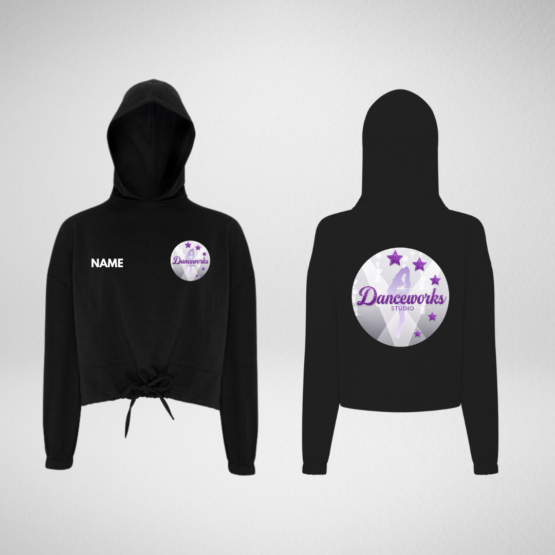 Danceworks Studio Cropped Oversized Pullover