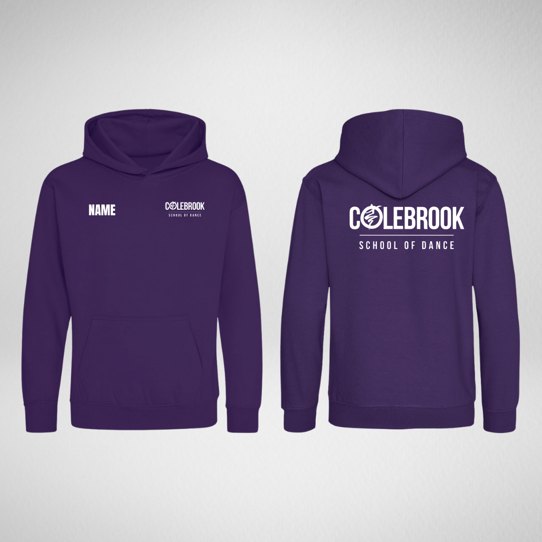 Colebrook School of Dance Purple Pullover Hoodie