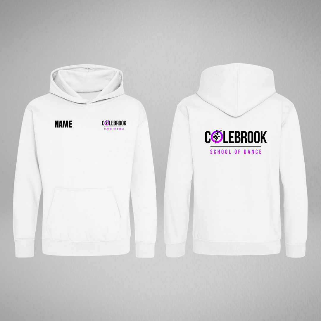 Colebrook School of Dance White Pullover Hoodie