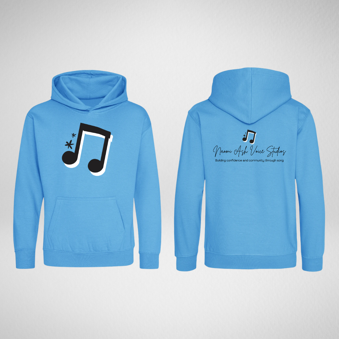Naomi Ash Voice Studios Blue Pullover Hoodie
