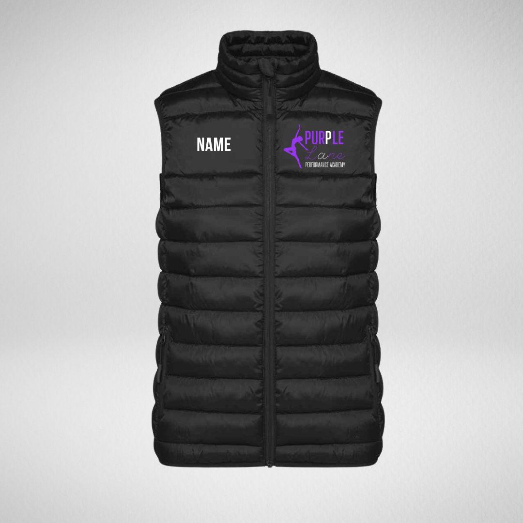 Purple Lane Performance Academy Padded Gilet