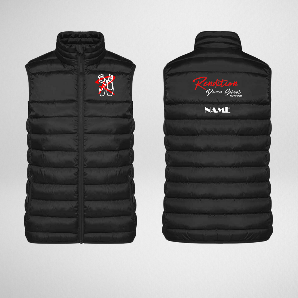 Rendition Dance School Padded Gilet