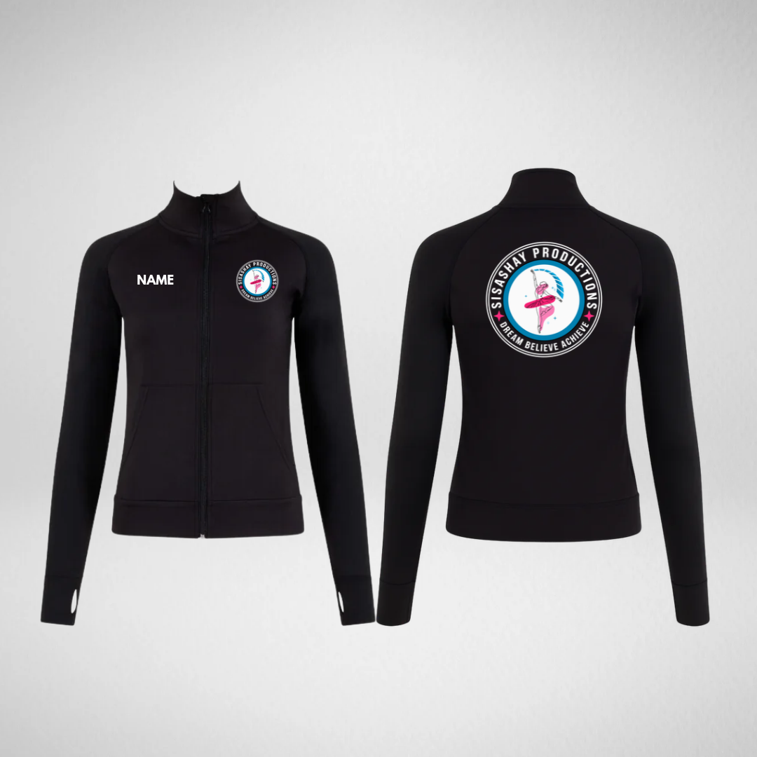 Sisashay Productions Black Zipped Uniform Jacket