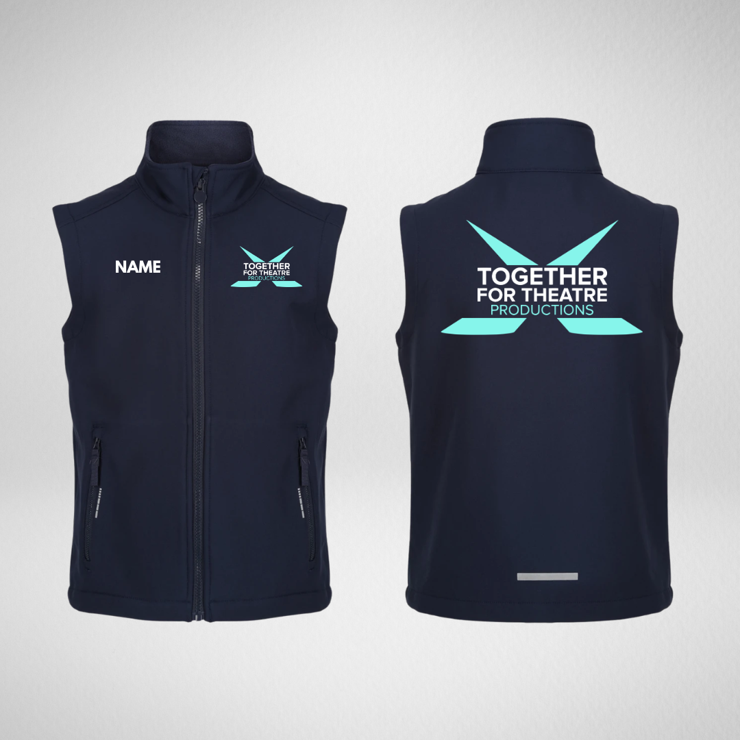 Together for Theatre Productions Softshell Gilet