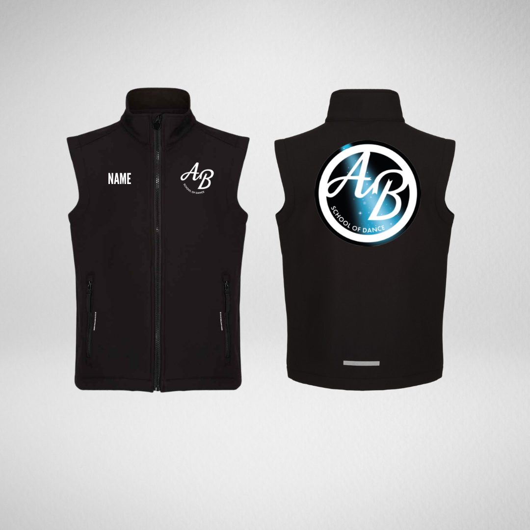 AB School Of Dance Softshell Gilet