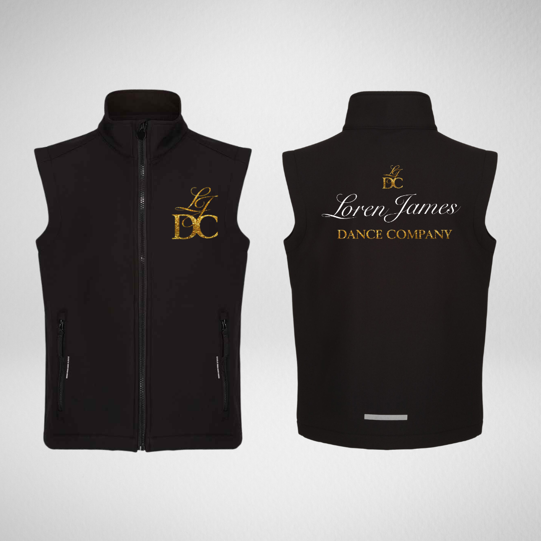 Loren James Dance Company Softshell Gilet