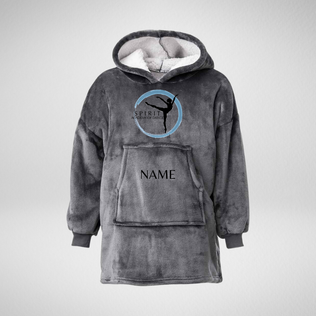 Spirit Academy Of Dance Hooded Blanket