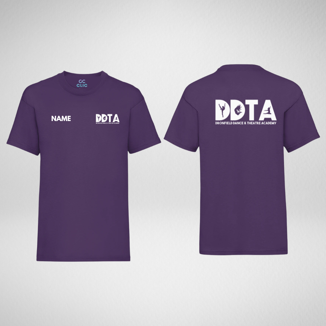 Dronfield Dance & Theatre Academy Purple T-shirt