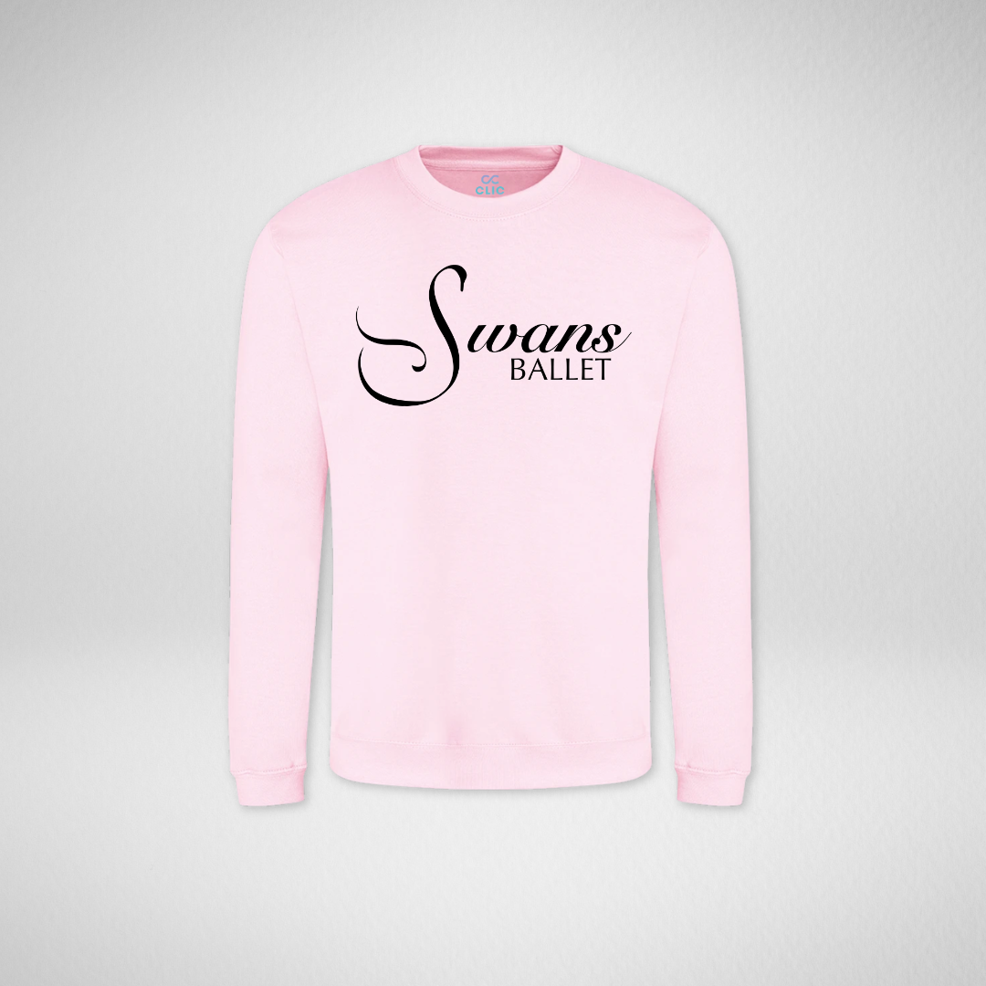 Swans Ballet Baby Pink Standard Sweatshirt