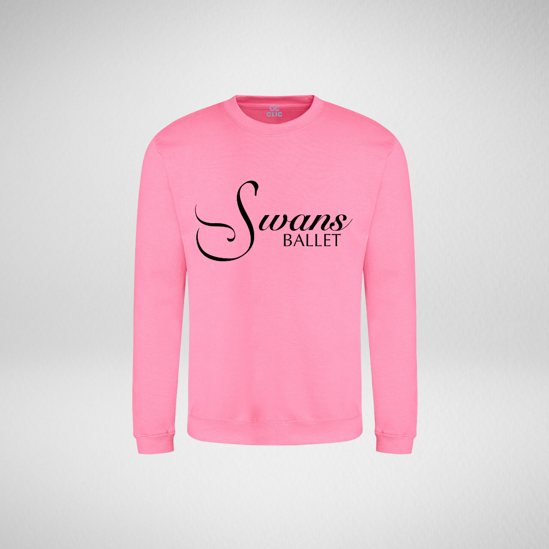 Swans Ballet Candyfloss Pink Standard Sweatshirt