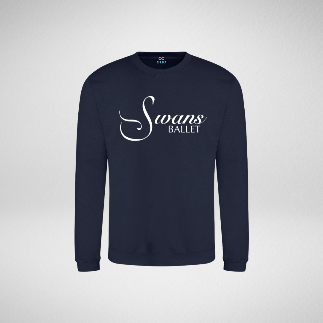Swans Ballet Navy Standard Sweatshirt