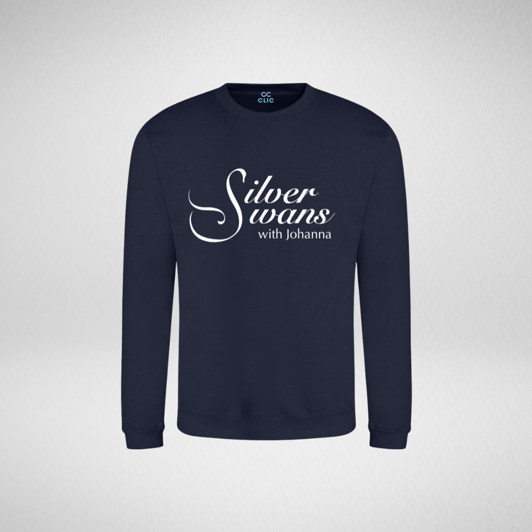 Silver Swans Navy Standard Sweatshirt