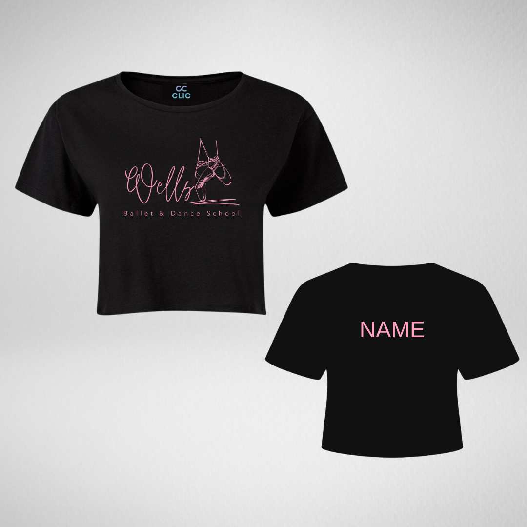 Wells Ballet & Dance School Cropped T-Shirt