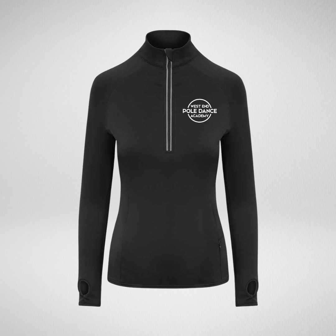 West End Pole Dance Academy Stretch 1/4 Zip Top
