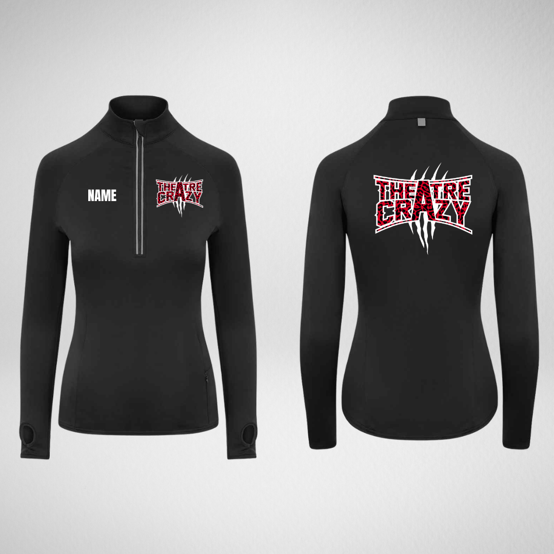 Theatre Crazy Stretch 1/4 Zip Top