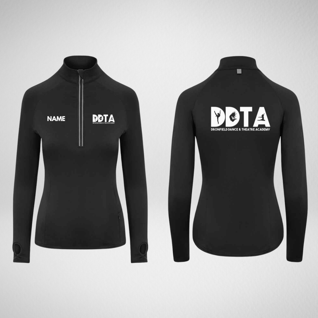 Dronfield Dance & Theatre Academy Stretch 1/4 Zip Top