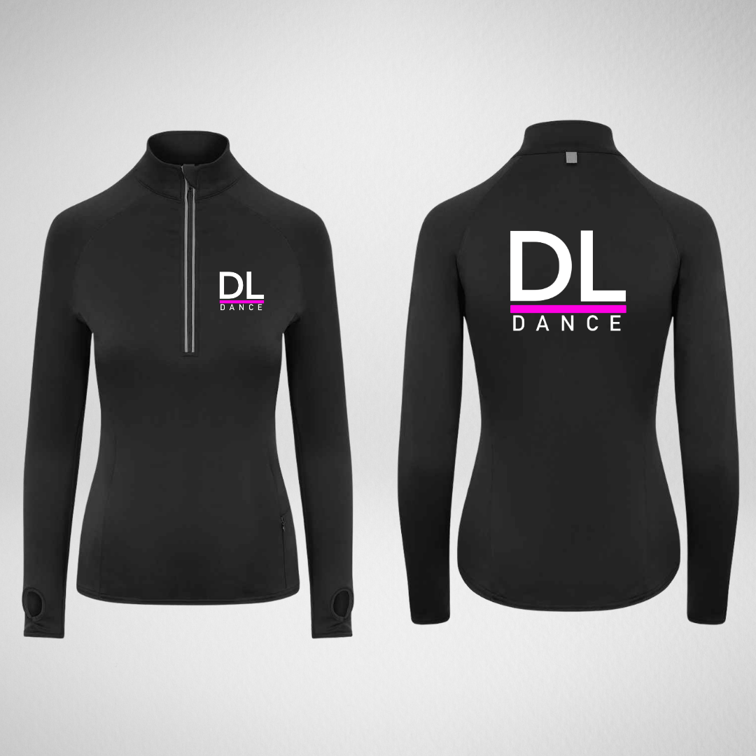 DL Dance Stretch 1/4 Zip Top