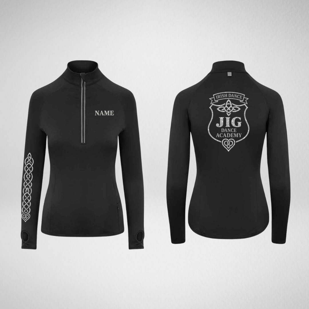 JIG Dance Academy Stretch 1/4 Zip Top