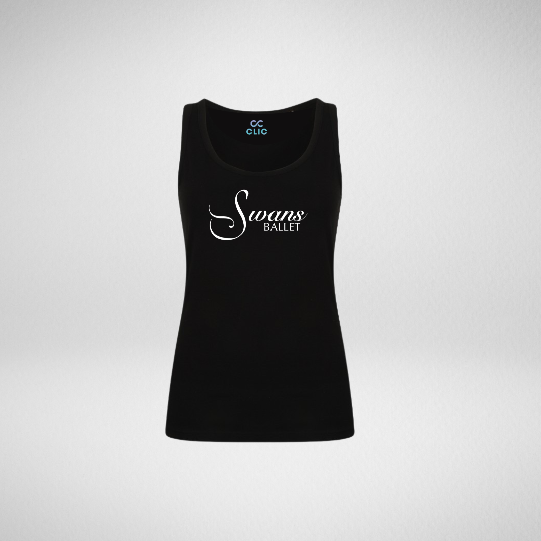 Swans Ballet Black Premium Stretch Vest