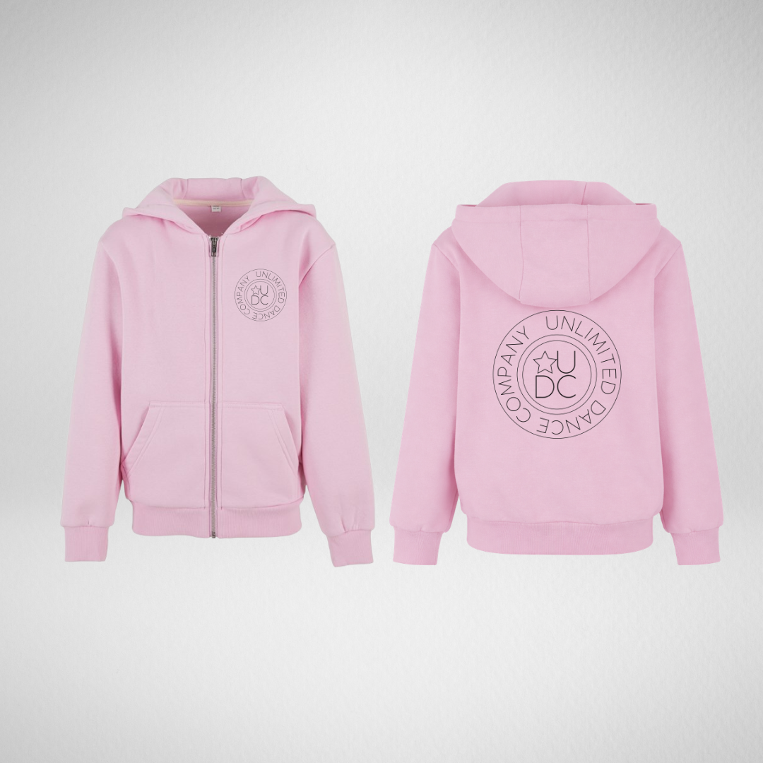 Unlimited Dance Company Pink Supersoft Zip Hoodie