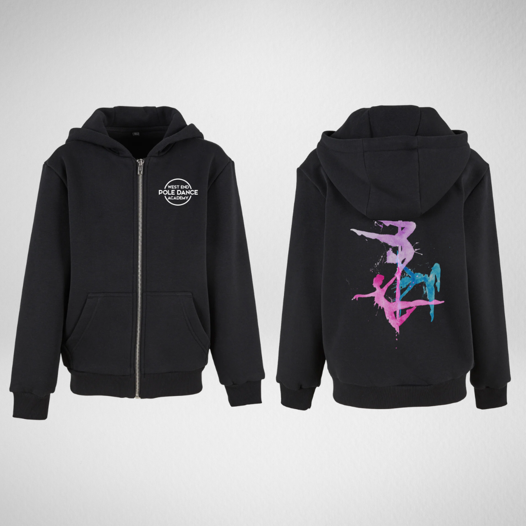 West End Pole Dance Academy Supersoft Zip Hoodie