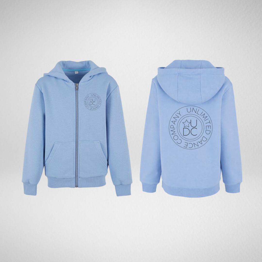 Unlimited Dance Company Blue Supersoft Zip Hoodie